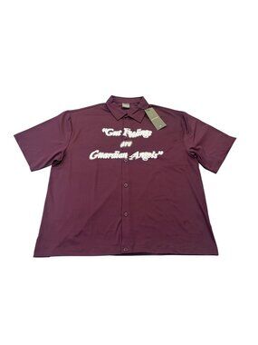 Santo Studio Uno Gut Feelings Shirt in Merlot